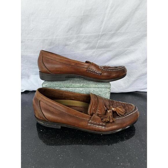 Johnston & Murphy Mens Dress Shoes-Tassel Loafers Brown  display picture 1